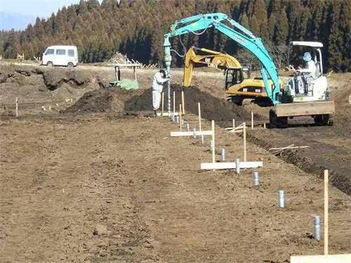安庆地桩施工现场